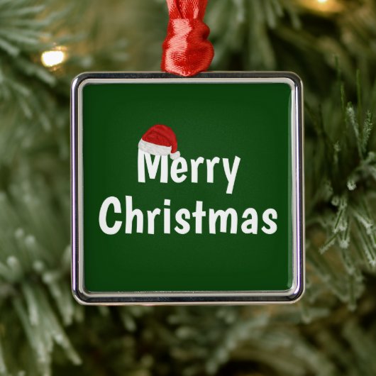 Frohe Weihnachten Ornament Aus Metall (Baum)