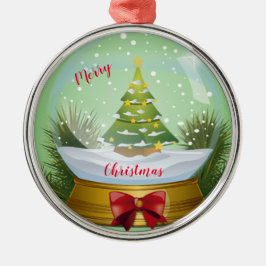 Frohe Weihnachten Ornament Aus Metall