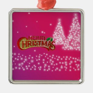 Frohe Weihnachten Ornament Aus Metall