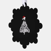 Frohe Weihnachten Ornament Karte (Linke Ecke)