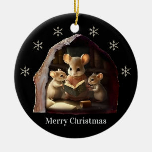 Frohe Weihnachten-Ornament Keramik Ornament