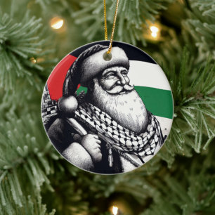 Frohe Weihnachten, Palästina: Nur für Einheit Orna Keramik Ornament
