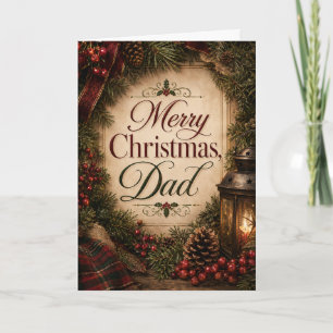 Frohe Weihnachten Papa Karte