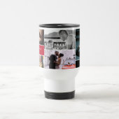 "Frohe Weihnachten Papa" Personalisierte FotoColla Reisebecher (Mittel)