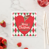 Frohe Weihnachten Papier Serviette (Beispiel)