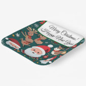 Frohe Weihnachten Papier Teller (Gewinkelt)
