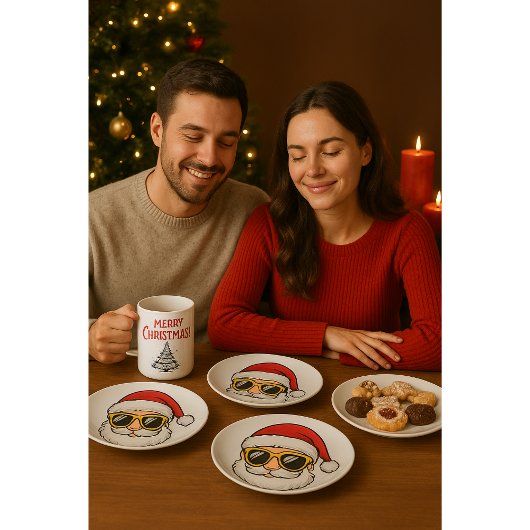 🎄 Frohe Weihnachten Papier Teller | Festliche Fei