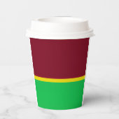 Frohe Weihnachten Papiertassen Pappbecher (Rückseite)