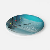 Frohe Weihnachten - PapierTeller 7" (Schrägansicht)