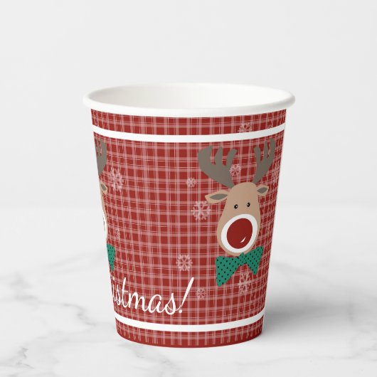 Frohe Weihnachten! Pappbecher (Rückseite)