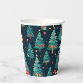 Frohe Weihnachten Pappbecher (Rückseite)