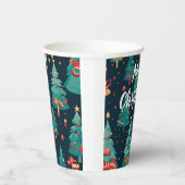 Frohe Weihnachten Pappbecher (Rechts)