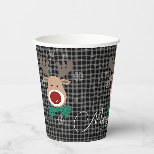 Frohe Weihnachten! Pappbecher (Vorderseite)