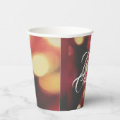 Frohe Weihnachten Pappbecher (Rechts)