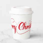 Frohe Weihnachten Pappbecher (Links)