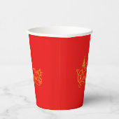 Frohe Weihnachten Pappbecher (Rechts)