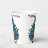 Frohe Weihnachten Pappbecher (Links)