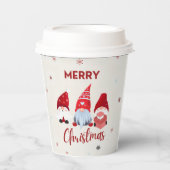 Frohe Weihnachten Pappbecher (Vorderseite)
