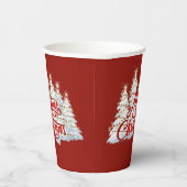 Frohe Weihnachten Pappbecher (Rechts)