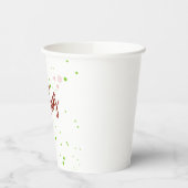 Frohe Weihnachten Pappbecher (Links)
