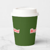 Frohe Weihnachten Pappbecher (Links)