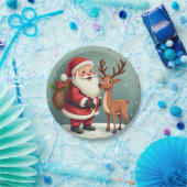 frohe Weihnachten Pappteller (Party)