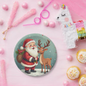 frohe Weihnachten Pappteller (Party)