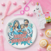 Frohe Weihnachten Pappteller (Party)