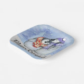 Frohe Weihnachten Pappteller (Gewinkelt)