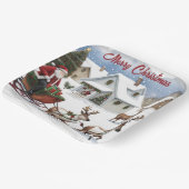 Frohe Weihnachten Pappteller (Gewinkelt)