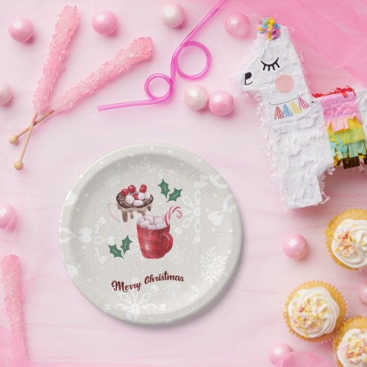Frohe Weihnachten Pappteller (Party)