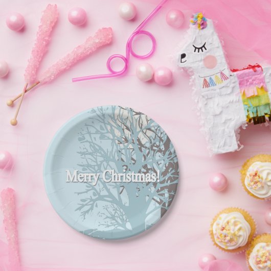 Frohe Weihnachten! Pappteller (Party)