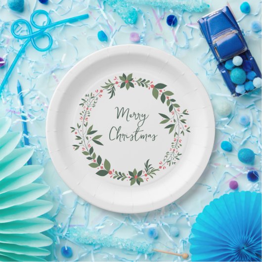 Frohe Weihnachten Pappteller (Party)