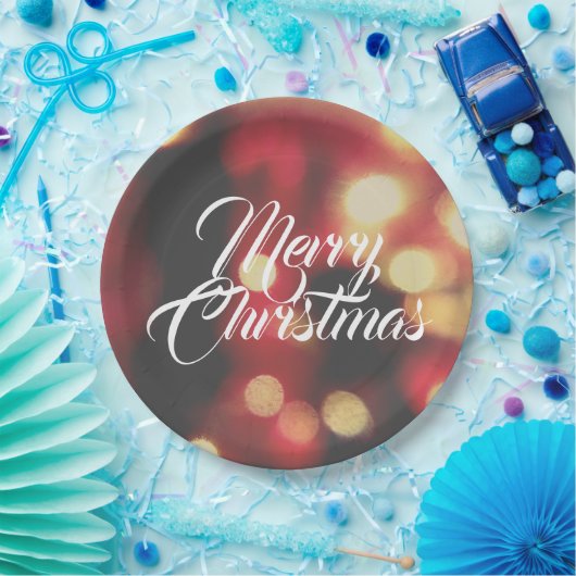 Frohe Weihnachten Pappteller (Party)