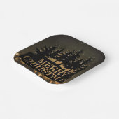 Frohe Weihnachten Pappteller (Gewinkelt)