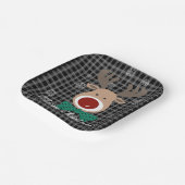 Frohe Weihnachten! Pappteller (Gewinkelt)