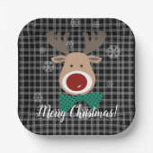 Frohe Weihnachten! Pappteller (Vorderseite)