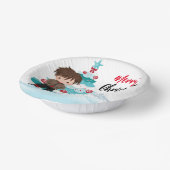 Frohe Weihnachten Pappteller (Gewinkelt)