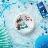 Frohe Weihnachten Pappteller (Party)