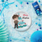 Frohe Weihnachten Pappteller (Party)