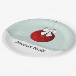 Frohe Weihnachten Pappteller