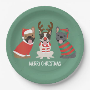 Frohe Weihnachten Pappteller
