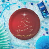 Frohe Weihnachten Pappteller (Party)