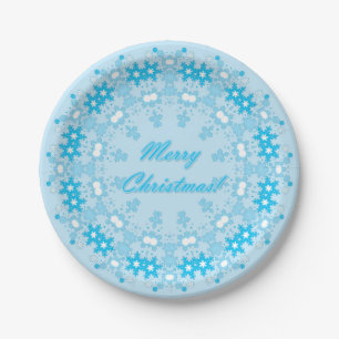 frohe Weihnachten Pappteller