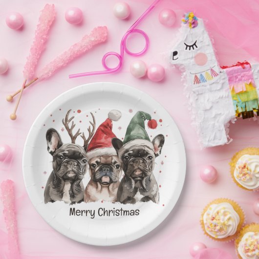 Frohe Weihnachten Pappteller (Party)