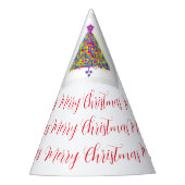 Frohe Weihnachten Partyhütchen (Vorderseite)