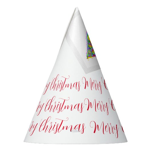 Frohe Weihnachten Partyhütchen (Links)