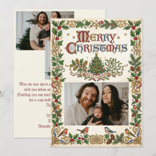 Frohe Weihnachten Pax et Gaudium Vintage 3 Foto 
