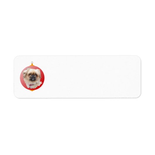 Frohe Weihnachten Pekingese (Vorne)