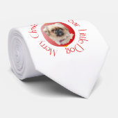 Frohe Weihnachten Pekingese Krawatte (Gerollt)